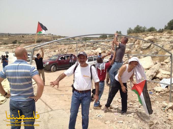 الاحتلال يهدم قرية كنعان للمرة الثالثة