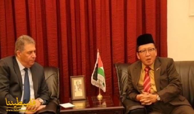 دبور يستقبل سفير إندونيسيا خميدي