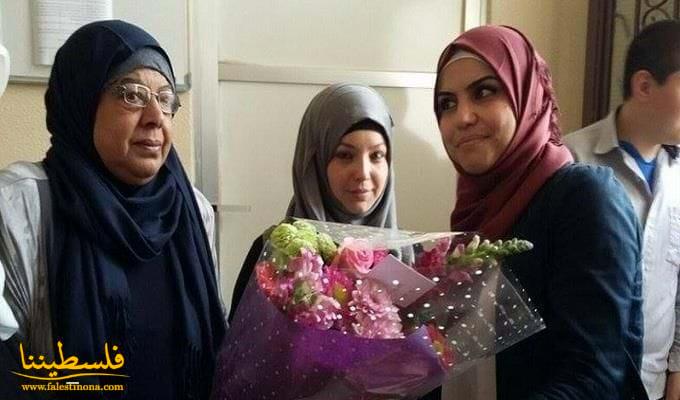 الاتحاد العام للمرأة الفلسطينية يتقبل التهاني بيوم المرأة في عين الحلوة