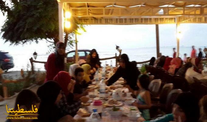 اللجنة الاجتماعية لحركة "فتح" تقيم حفل افطار لأسر الشهداء والأيتام في صور