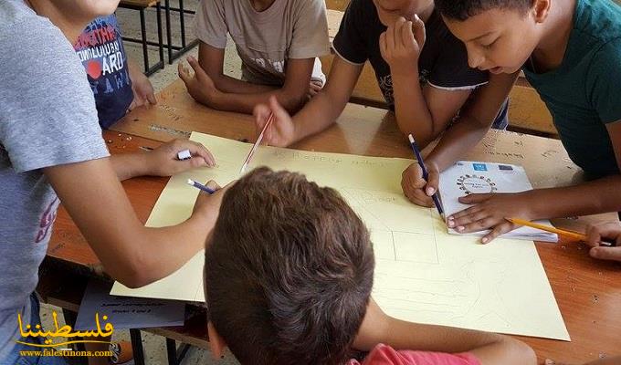 برنامج الدعم الدراسي الصيفي في مدارس الأونروا