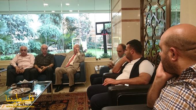 وفد من قيادة حركة "فتح" في لبنان يزور معالي الوزير عبد الرحيم مراد