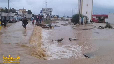 ارتفاع عدد ضحايا الفيضانات في ولاية نابل التونسية إلى 5 أشخاص