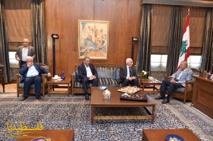 الأحمد يلتقي رئيس مجلس النواب اللبناني نبيه بري