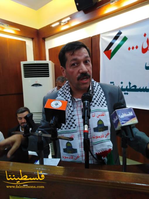 "فتح" والمؤتمر الشعبي يُنظِّمان لقاءً في طرابلس رفضًا لصفقة القرن وتأكيدًا على التمسُّك بالحقوق الفلسطينية