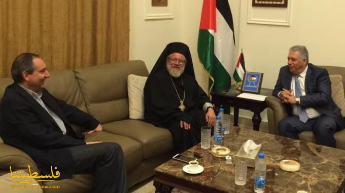 أبو كروم يؤكِّد للسفير دبور موقف "التقدمي الاشتراكي" الثابت تجاه حق اللاجئين الفلسطينيين في لبنان بالعمل
