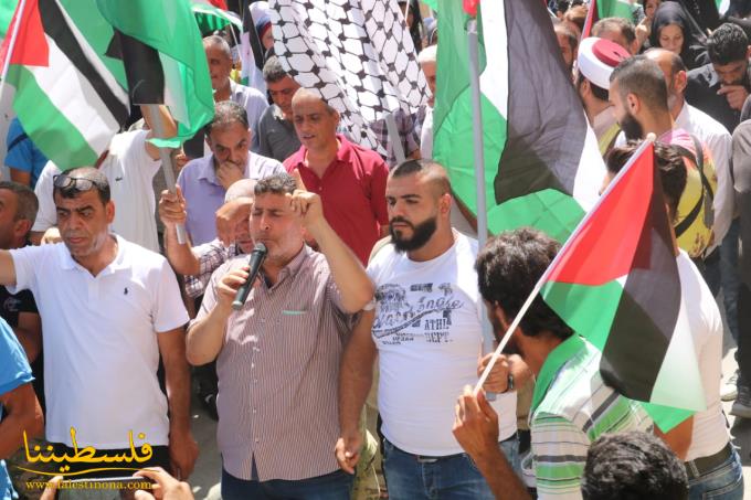 اعتصامٌ عند مدخل مخيّم الرشيدية رفضًا لقرار وزير العمل اللبناني بحقِّ الفلسطينيين