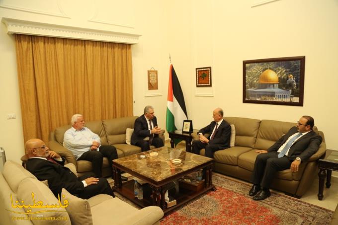 السَّفير دبور يلتقي وزيرًا لبنانيًا ومدير عام الأونروا