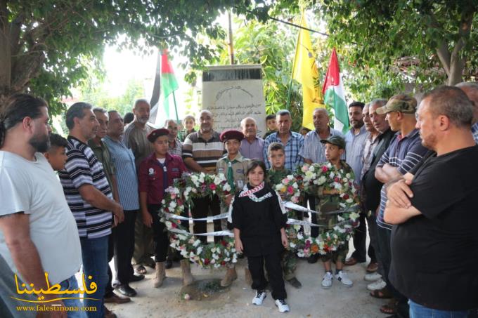 "فتح" تُكلِّل النّصب التذكاري للشهداء في مخيَّم الميّة وميّة بالورد بمناسبة عيد الأضحى المُبارَك