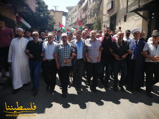 مسيرة "جمعة الغضب 5" تجوب شوارع مخيَّم البداوي رفضًا لقرار وزير العمل اللبناني بحقّ شعبنا