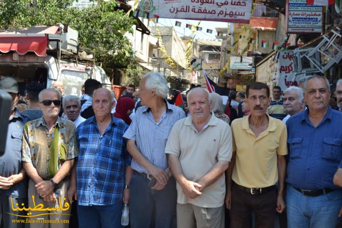 مخيَّم برج البراجنة يعتصم مُطالبًا وزارة العمل اللبنانية بالتراجع عن قرارها بحقِّ شعبنا