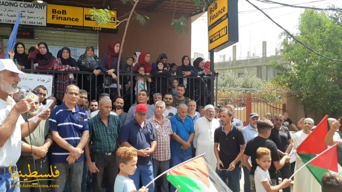 تظاهراتٌ في مخيّمات وتجمُّعات منطقة صور للجمعة الثامنة على التوالي رفضًا لقرار وزير العمل اللبناني