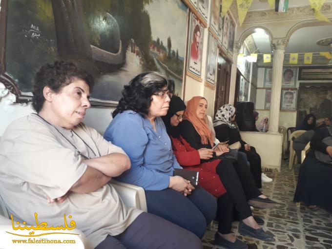 مكتب المرأة الحركي يقيم ندوةً رفضًا لإجراءات وزارة العمل في مخيم نهر البارد