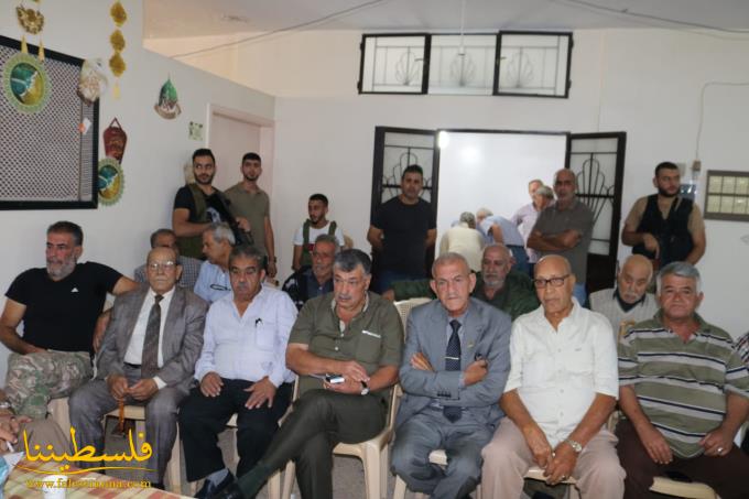 "الهيئة الوطنية للمتقاعدين العسكريين الفلسطينيين" - منطقة صيدا تعقدُ مؤتمرَها الثالث في مخيّم عين الحلوة