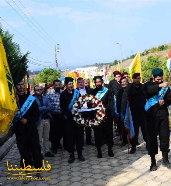 حركة "فتح"- منطقة صور تُشارك حزب الله بوضع أكاليل من الزهور على أضرحة شهداء العمليات البطولية
