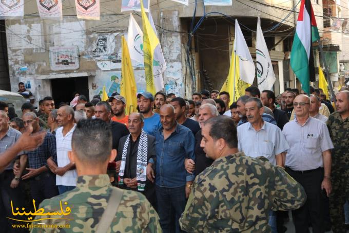 حركة "فتح" في مخيَّم برج الشَّمالي تُحيي ذكرى الشَّهيد ياسر عرفات بمسيرةٍ جماهيريةٍ حاشدةٍ