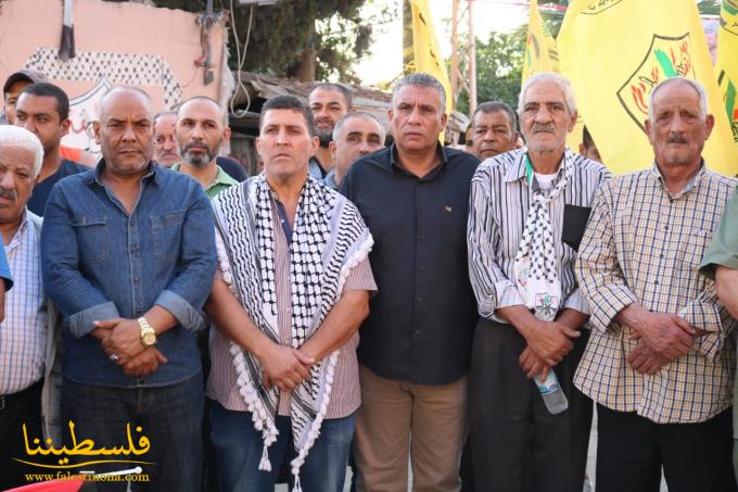 حركة "فتح" في مخيَّم برج الشَّمالي تُحيي ذكرى الشَّهيد ياسر عرفات بمسيرةٍ جماهيريةٍ حاشدةٍ