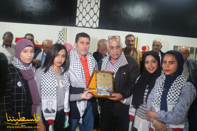 نادي الجليل الفلسطيني يُكرِّم مسؤول إعلام حركة "فتح" في منطقة صور محمد بقاعي