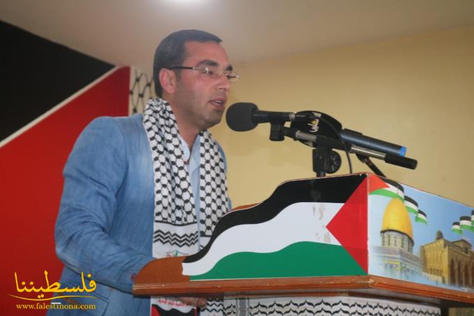 نادي الجليل الفلسطيني يُكرِّم مسؤول إعلام حركة "فتح" في منطقة صور محمد بقاعي