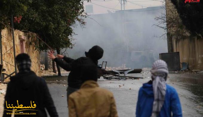 إصابة العشرات بالاختناق جراء اعتداء الاحتلال على مسيرة كفر قدو...