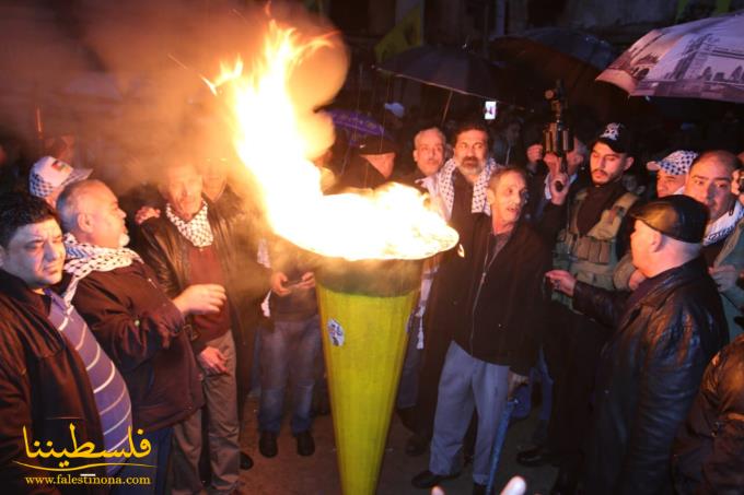 (تحت المقال - 19) - "فتح" توقد شُعلة انطلاقتها الـ55 في مخيَّمات بيروت بمشاركةٍ فلسطينيّةٍ ولبنانيّة