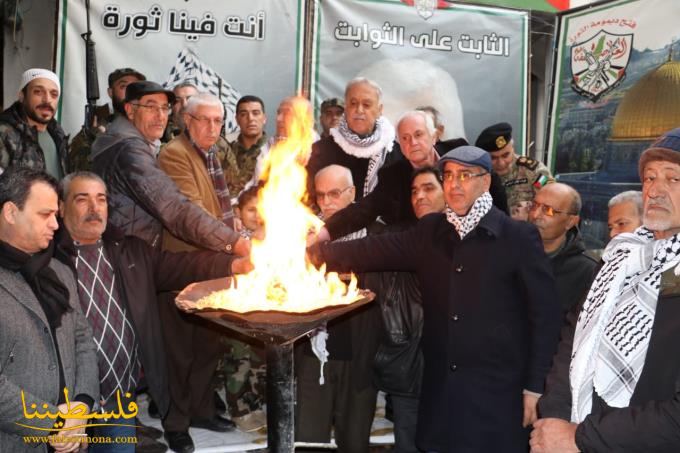 (تحت المقال - 8) - ايقاد الشعلة الخامسة والخمسين لانطلاقة حركة "فتح" والثورة الفلسطينية في البص