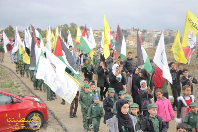 (تحت المقال - 19) - مسيرة أكاليل بمناسبة يوم الشهيد الفلسطيني في إقليم الخروب