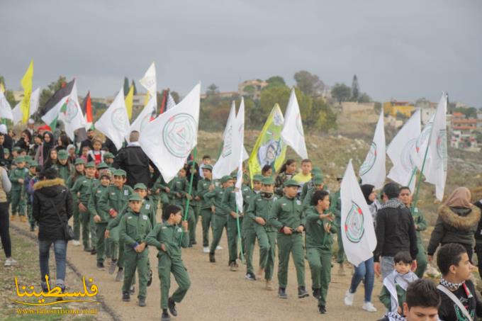 (تحت المقال - 17) - مسيرة أكاليل بمناسبة يوم الشهيد الفلسطيني في إقليم الخروب