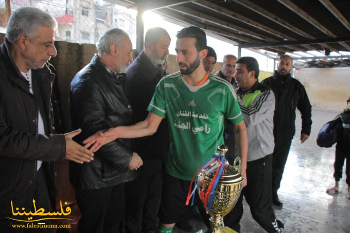 تكريم "القوّة الفلسطينية المشتركة" في عين الحلوة بعد فوز "الأنصار" في بطولة كأس الشهيد "أبو إياد"