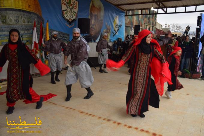 مهرجانٌ جماهيريٌّ حاشدٌ في مخيّم الرشيدية دعمًا لمواقف الرئيس عبّاس ضدَّ "صفقة القرن"