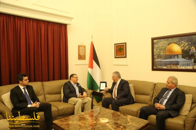 السفير دبور يستقبل السفير المصري في لبنان