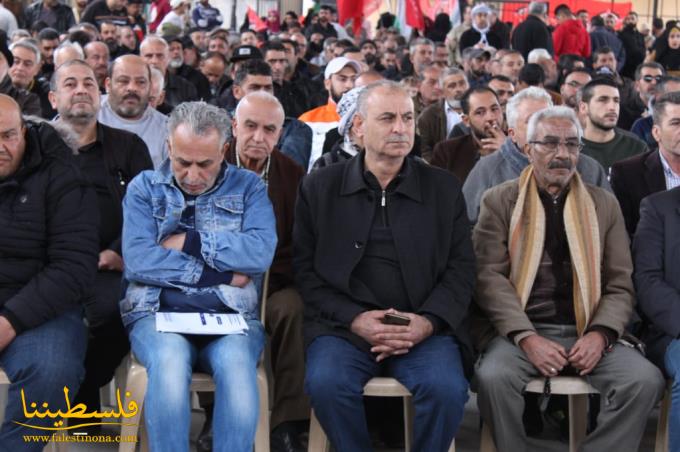 حركة "فتح" تشارك الجبهة الديمقراطية احتفالها بانطلاقتها الحادية والخمسين