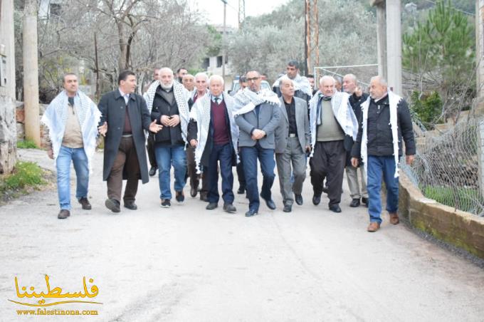 قيادة حركة "فتح" في منطقة صور تزور بلدة كفر حمام الحدودية مع فلسطين المحتلة
