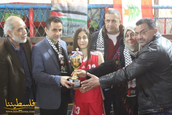 بطولة كرة سلة للإناث في صيدا برعاية الاتحاد العام للمرأة الفلسطينية
