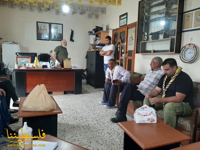 اللواء توفيق عبدالله يستقبل وفدًا من المكتب الحركي الكشفي في منطقة صور