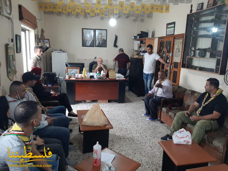 اللواء توفيق عبدالله يستقبل وفدًا من المكتب الحركي الكشفي في منطقة صور