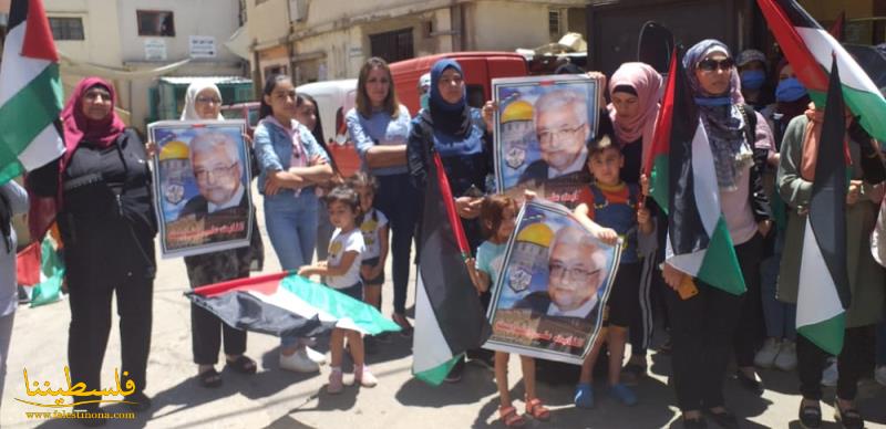 فصائل المقاومة الفلسطينية واللّجان الشعبية تعتصم في مخيَّم الجليل رفضًا لقرار الضم