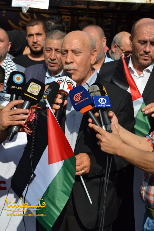 مخيّمات بيروت تعتصم شجبًا لسياسة الضم الإسرائيلية