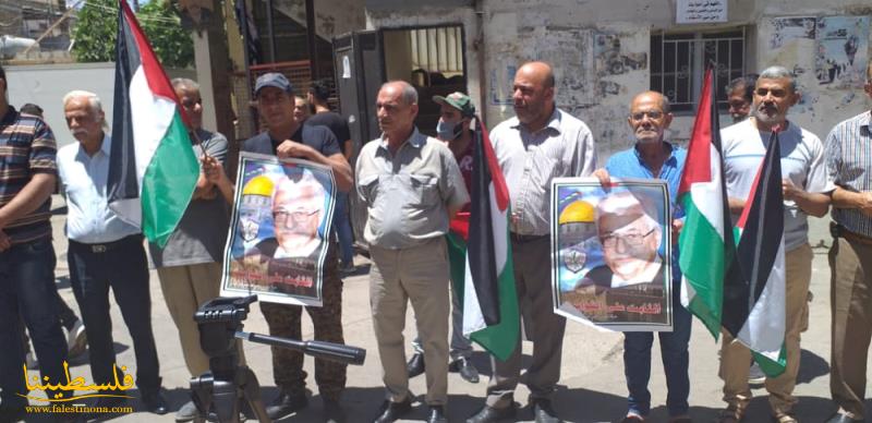 فصائل المقاومة الفلسطينية واللّجان الشعبية تعتصم في مخيَّم الجليل رفضًا لقرار الضم