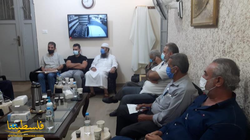 اللجنة المصغّرة لهيئة العمل الفلسطيني المشترك في صيدا تعقد لقاءً طارئًا مع قسم الصحة في "الأونروا"
