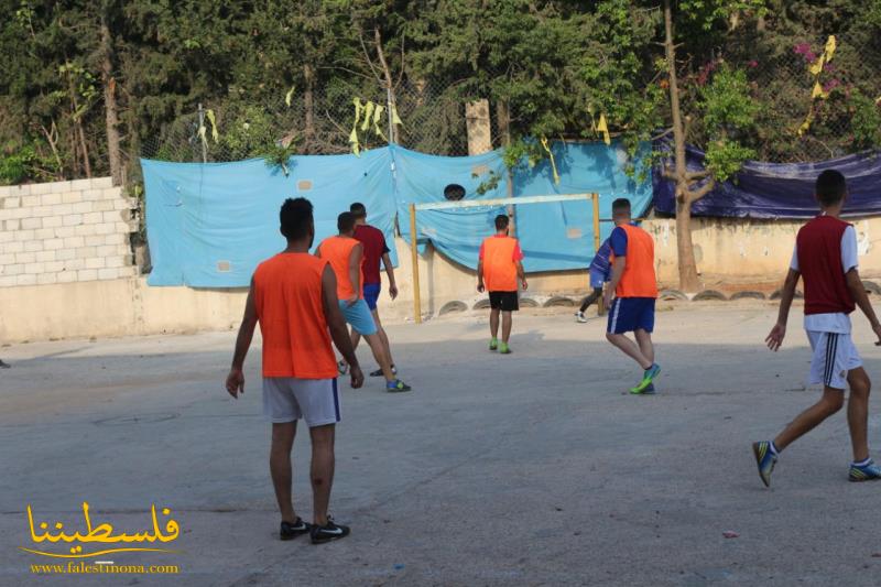 دورةُ كرة قدم في مخيّم الميّة وميّة تحت شعار "فتح تجمعنا"