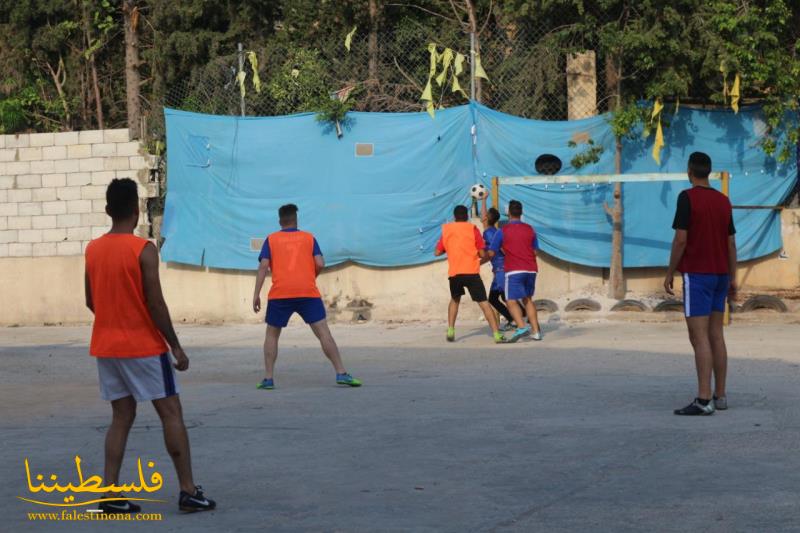 دورةُ كرة قدم في مخيّم الميّة وميّة تحت شعار "فتح تجمعنا"