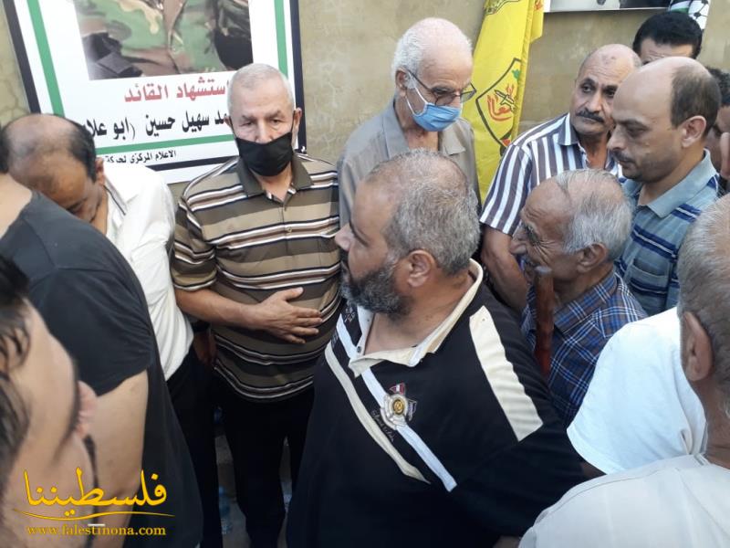 حركة "فتح" تُؤبِّن الشّهيد محمد سهيل حسين "أبو علاء" في مخيّم نهر البارد