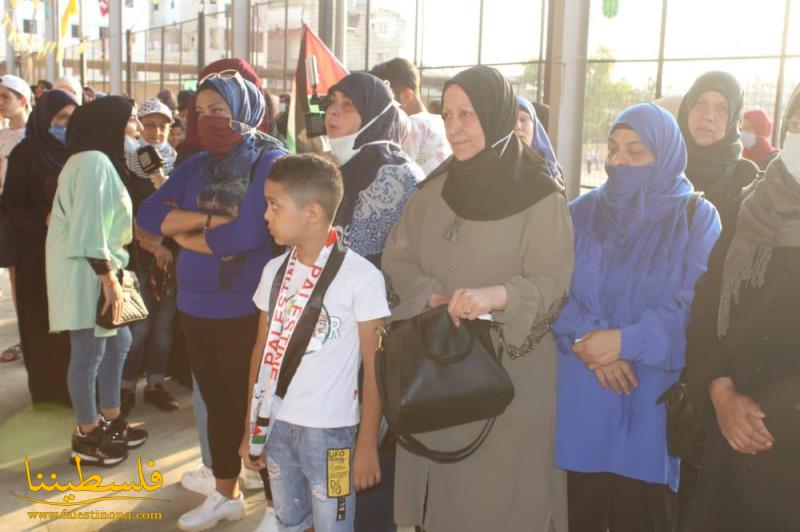 اعتصامٌ جماهيريٌ حاشدٌ في مخيم عين الحلوة تحت شعار "العلم الفلسطيني يوحدنا"