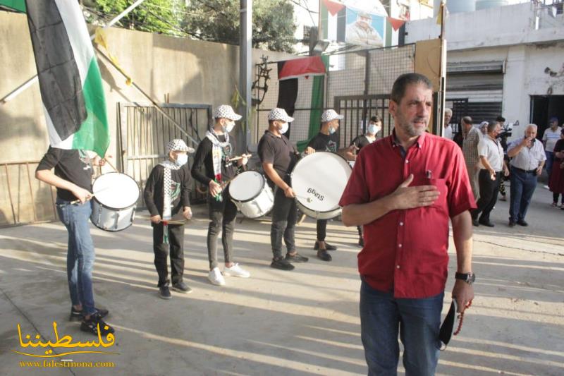 اعتصامٌ جماهيريٌ حاشدٌ في مخيم عين الحلوة تحت شعار "العلم الفلسطيني يوحدنا"