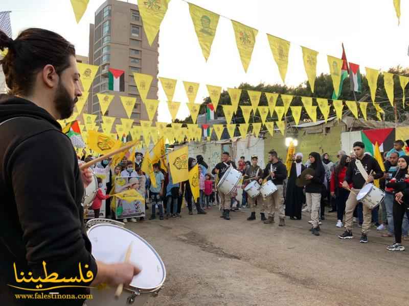 المكتب الكشفي الحركي في منطقة بيروت يُحيي ذكرى انطلاقة حركة "فتح" الـ٥٦