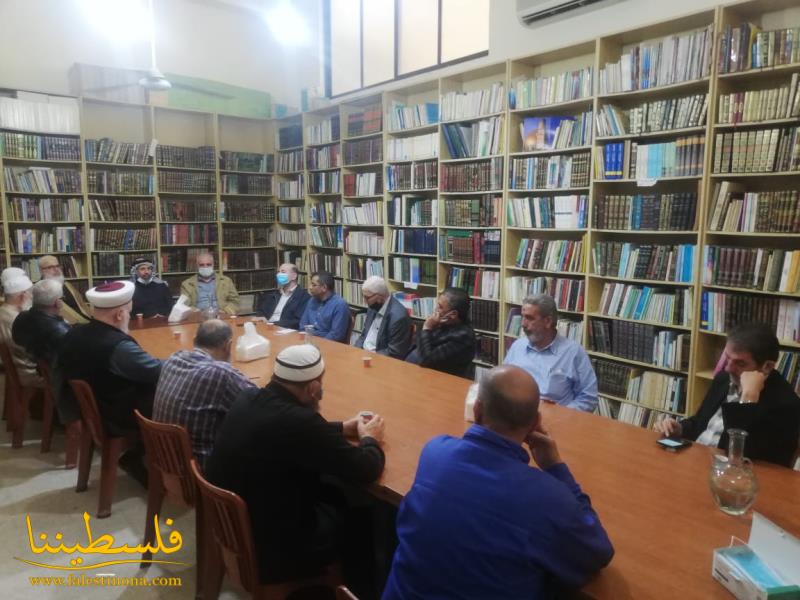 هيئة العمل الفلسطيني المشترك واللِّجان الشّعبية في صيدا تلتقيان رئيس هيئة علماء فلسطين