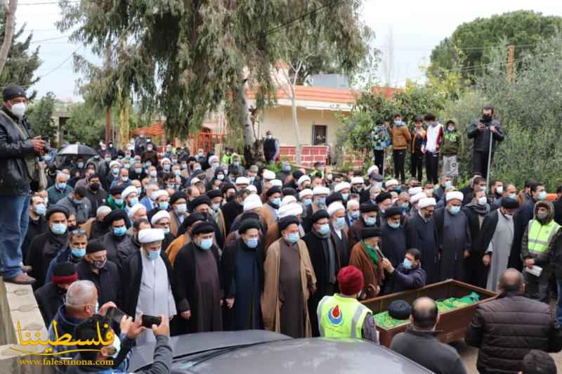 (تحت المقال - 13) - قيادة حركة "فتح" في لبنان تُشارك بتأبين العلّامة السيّد محمد حسن الأمين في بلدته شقرا