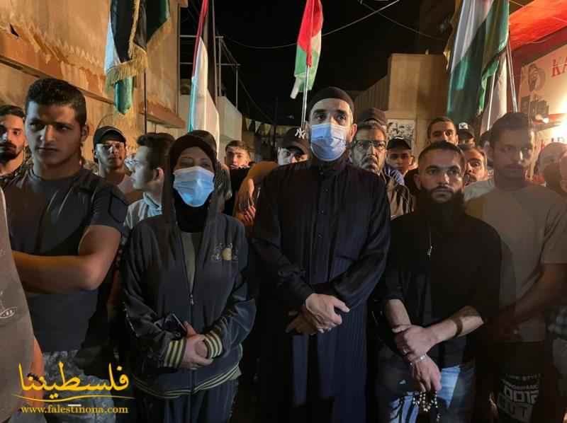 مسيرةٌ جماهيريةٌ في مخيّم الجليل تضامنًا مع أهلنا المرابطين في المسجد الأقصى المبارك