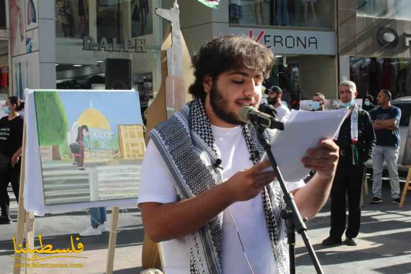 المنظمات الشبابيَّة اللبنانيَّة والفلسطينيَّة تنظِّم معرضاً تراثياً ووقفةً تضامنيةً نصرةً للقدس